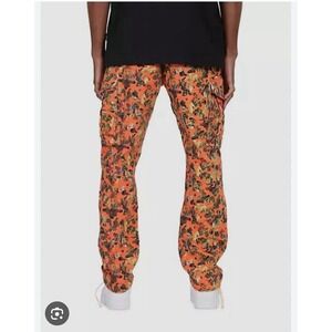 NWT PURPLE Brand Camo Stretch Twill Cargo Pants Streetwear Retail$398